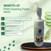 Benefits of Paw cleaning foam wash