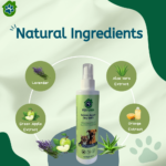 Green Apple Dry Bath Shampoo for Pets Dogs Cats - Ingredients