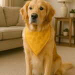 yellow scarf for dog