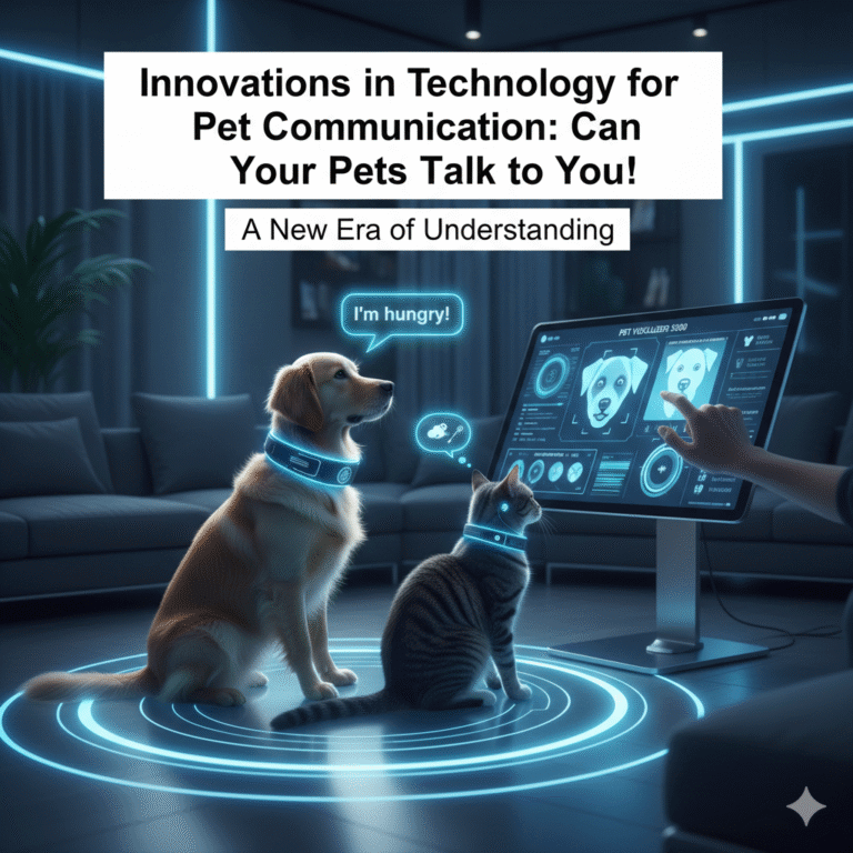 Innovations in Technology for Pet Communication: Can Your Pets Talk to You?