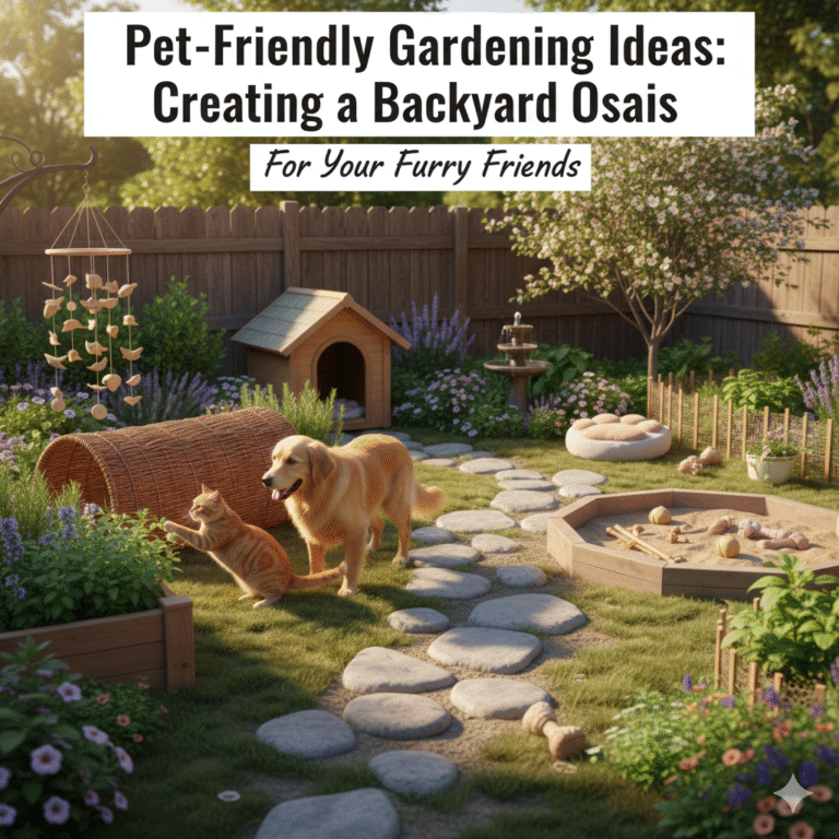 Pet Friendly Gardening Ideas