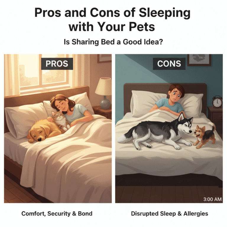 Pros and Cons of Sleeping with Your Pets  Is Sharing Bed a Good Idea?