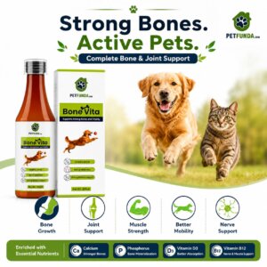 BoneVita Calcium & Joint Support Syrup for Dogs & Cats — 200ml