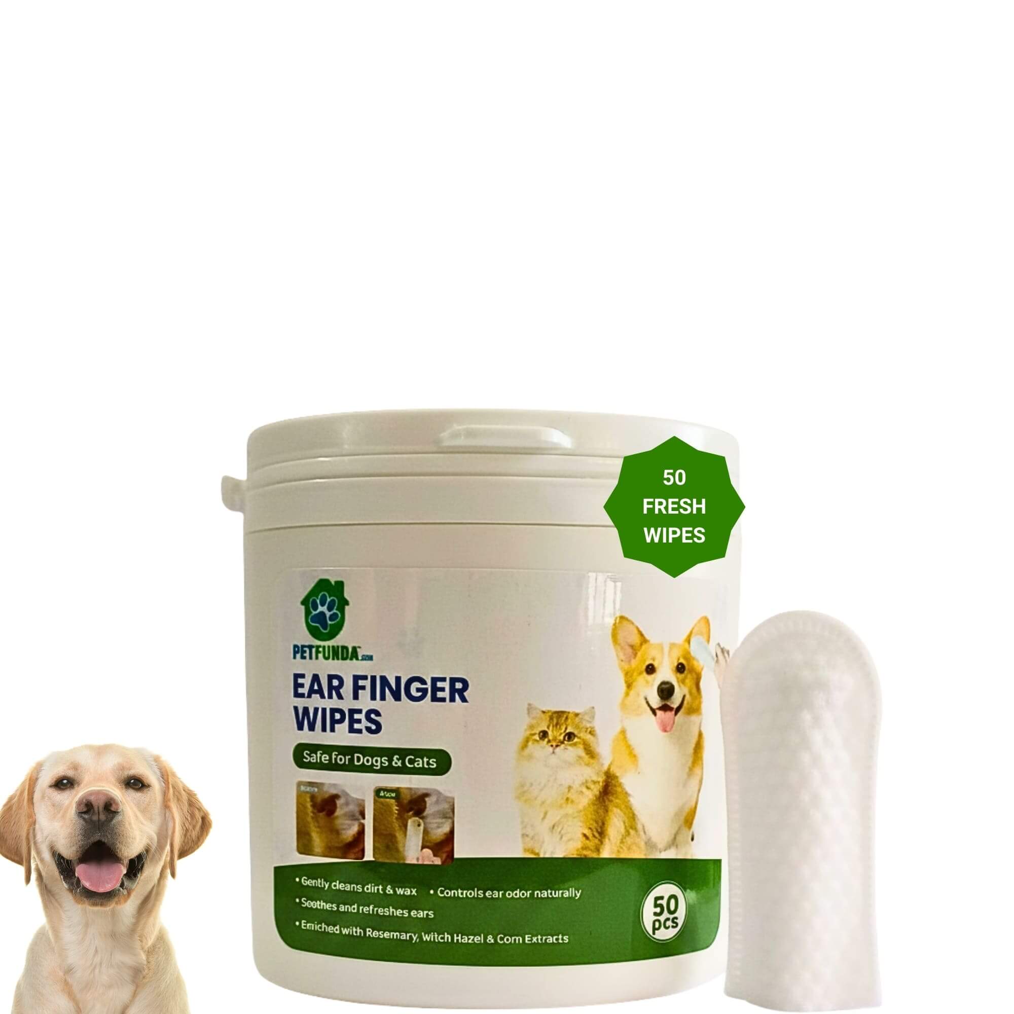finger ear wipes for dogs and cats1