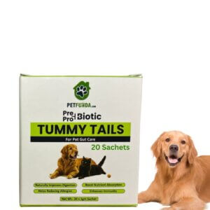 Tummy Tails Gut Wellness Powder with Probiotics & Prebiotics — 20 Sachets