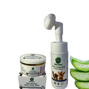 Paw Cleaner Foam (150ml) + Paw Butter (100g) Combo for Dogs & Cats