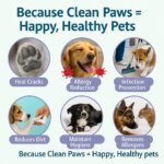 paw cleaner foam 150ml paw butter 100g combo for dogs and cats img8